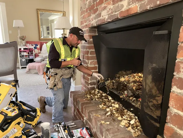 Safe screening installation by Menifee Chimney Sweep in Menifee, CA
