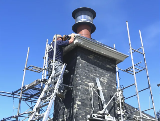 Sturdy chimney crown finished by Menifee Chimney Sweep in Menifee, CA