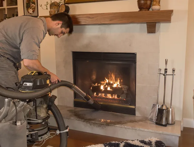 Routine fireplace upkeep by Menifee Chimney Sweep in Menifee, CA