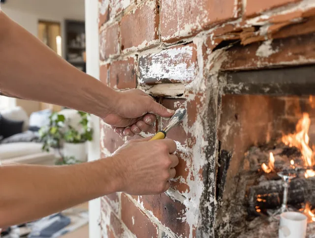 Routine fireplace repair by Menifee Chimney Sweep in Menifee, CA