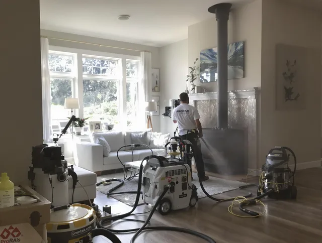 Soot removal service by Menifee Chimney Sweep for a fireplace in Menifee, CA